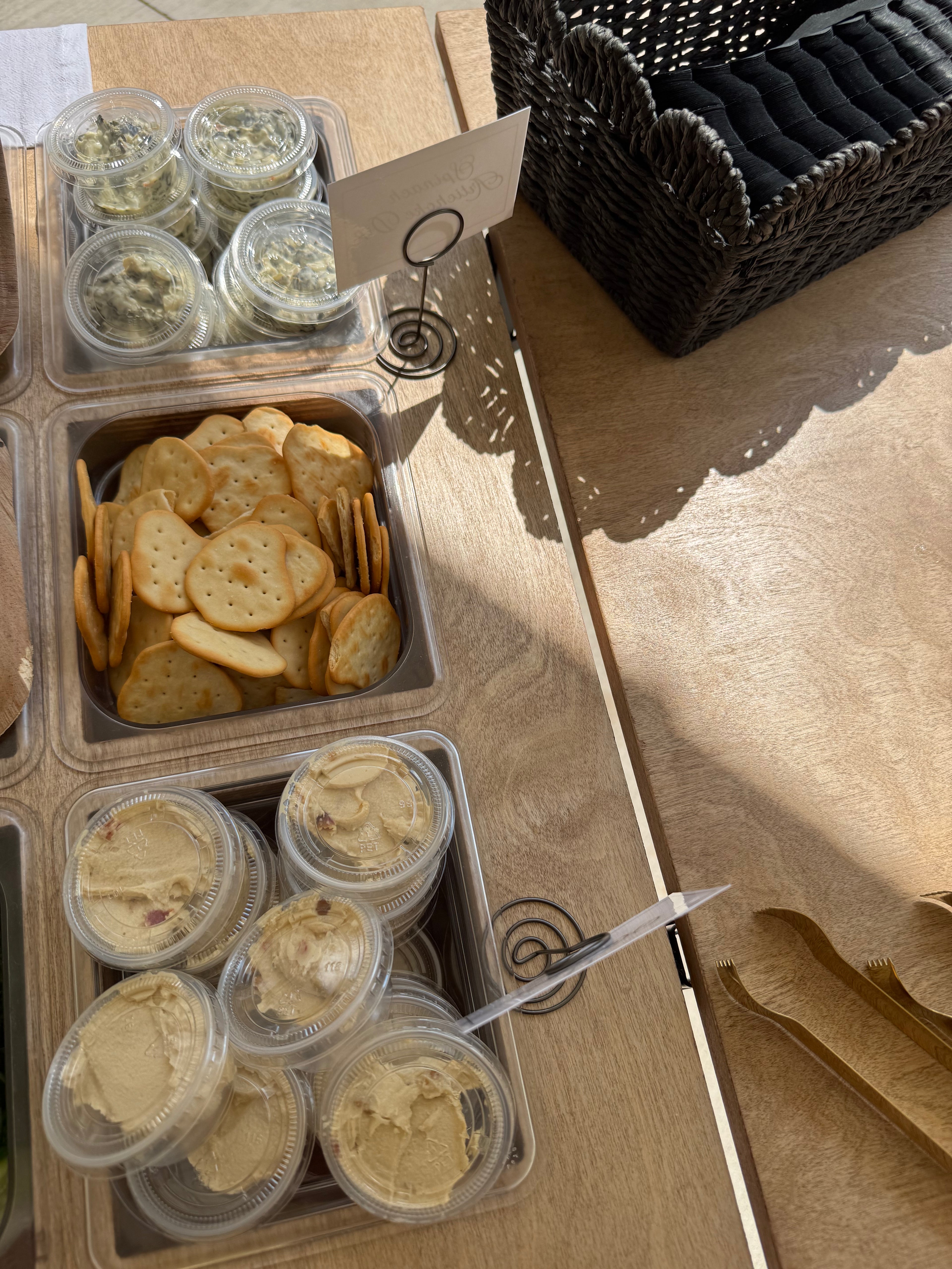 Crackers and Dips